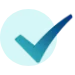 Blue checkmark